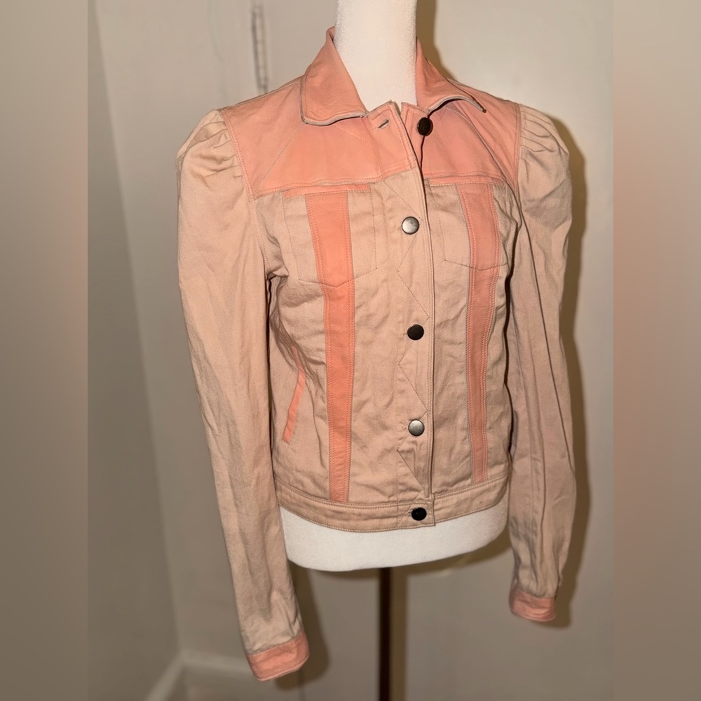 JKT Women's Pink and Tan Jacket